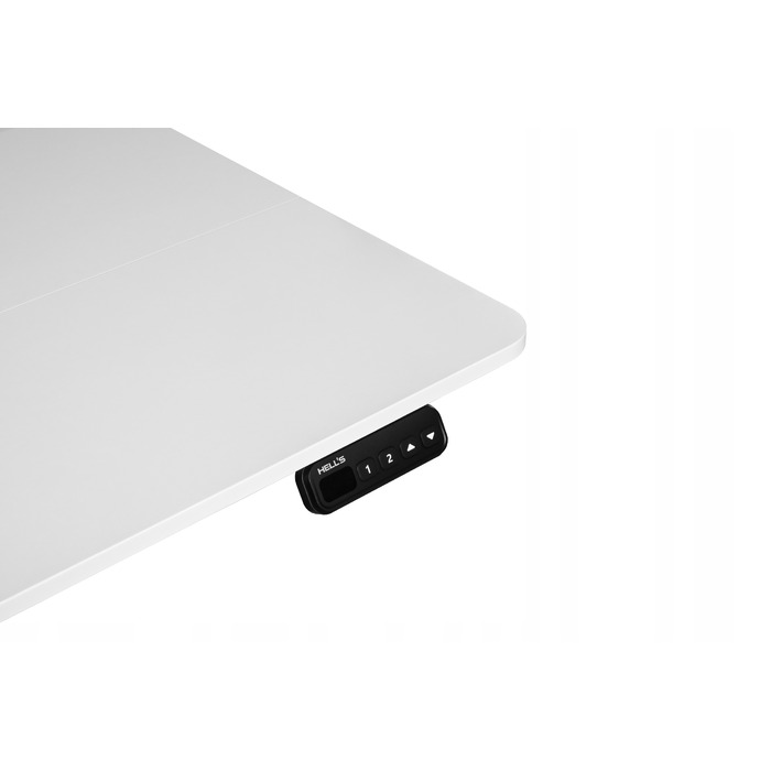 Електричний стіл з регулюванням висоти Hell's Chair White, 120x60 см