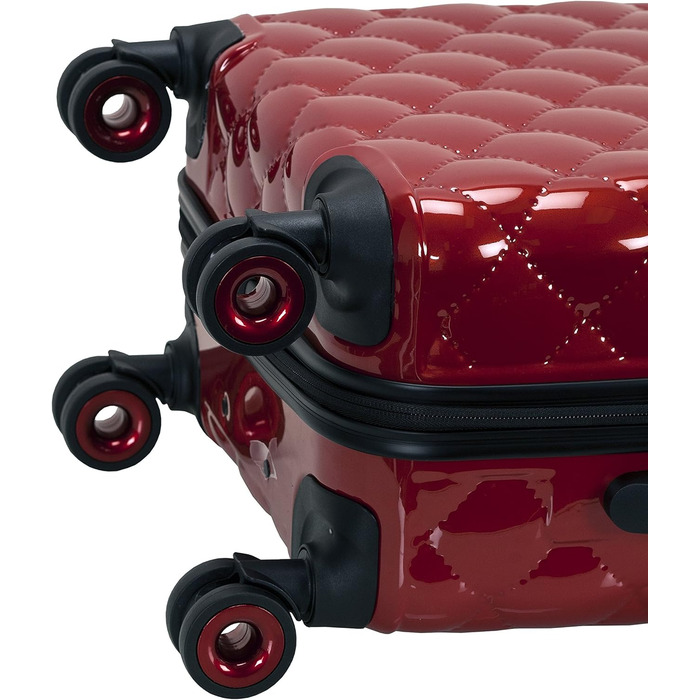 Набір валіз Rockland Quilt Hardside 3-Piece (20/24/28) Червоний, Getaway Solids
