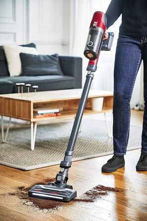Пилосос Rowenta RH6878 X-Pert 6.60 для тварин, акумуляторний, ручний і вертикальний, 45 хв автономної роботи, LED-насадка, знімний акумулятор, турбощітка для шерсті, комплект насадок, вага 2,4 кг