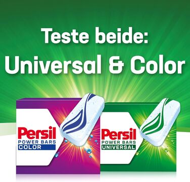 Капсули для прання Persil Power Bars Color для кольорових речей, 60 прань, гігієнічна чистота від 20°C, 1.77 кг