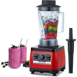 BioloMix Stand Mixer 2200W SmoothieMixer, Self-Cleaning Function, High-Performance Mixer with 2L BPA-Free Container A8700