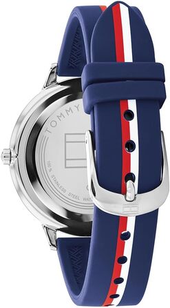 Жіночий аналоговий кварцовий годинник Tommy Hilfiger з синім силіконовим ремінцем — 1782499