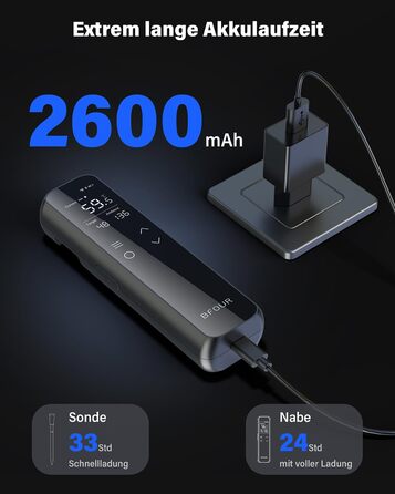 Термометр для гриля та духовки BFOUR WiFi Bluetooth з 6 датчиками, IP67, 2600mAh, керування через додаток