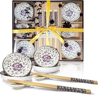 Набір посуду для суші на 4 особи, 12 шт. з кераміки, набір для подачі суші, дизайн 