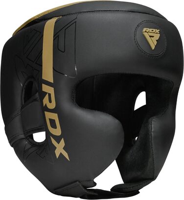 RDX Multi-Impact Headgear for Kickboxing, Combat Sports, MMA Training - Maya Hide Leather Sparring Headguard, Boxing Helmet, Krav Maga, Muay Thai, Karate & Taekwondo