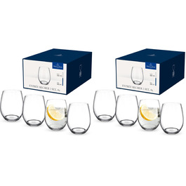 Набір склянок для води Villeroy & Boch Entree 4 шт, 250 мл, кришталь, для десертів, смузі, соку, безпечні для посудомийної машини