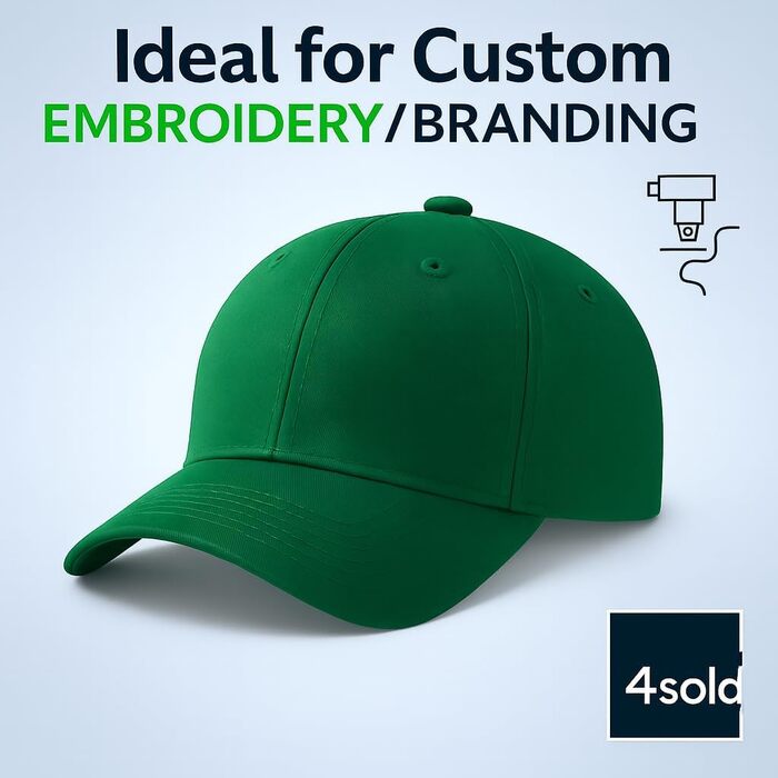 Кепка бейсболка 4sold, бавовна, унісекс, регульована, легка, дихаюча, для спорту, відпочинку, на відкритому повітрі, Sea Green