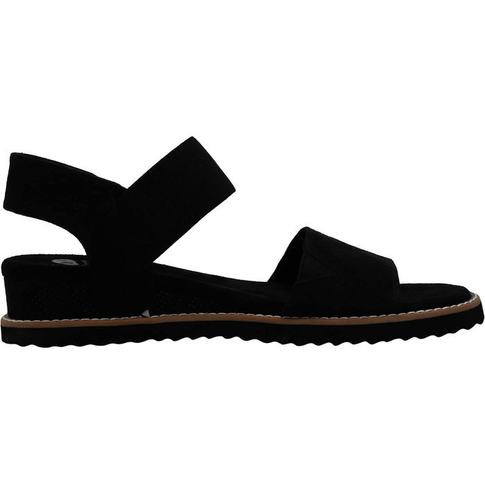Сандалі жіночі Skechers Desert Kiss чорні, розмір 37 EU, широка колодка