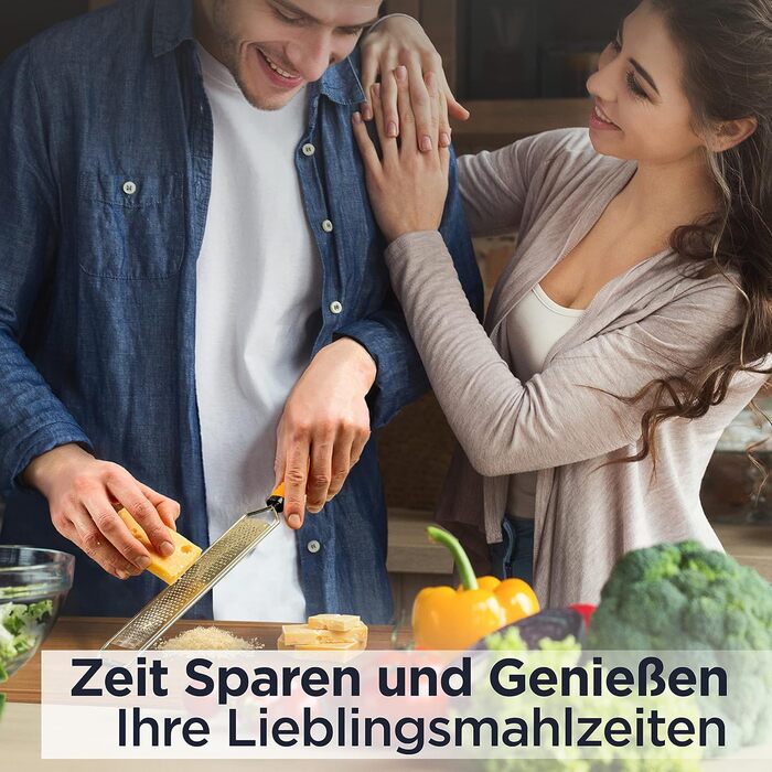 Терезка для сиру Deiss PRO: пармезан, лимон, імбир, часник, мускатний горіх, шоколад, овочі, фрукти. Ракільна сталева клинка, широка, придатна для миття в посудомийній машині