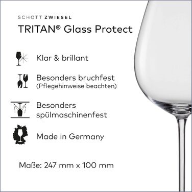 Набір келихів для вина Schott Zwiesel Allround Vinos (4 шт.), Tritan-кришталь, Made in Germany