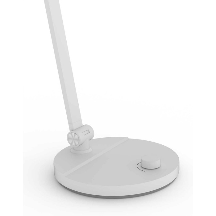 LED настільна лампа FeinTech LTL00121 з регулюванням яскравості та поворотним вимикачем (білий)