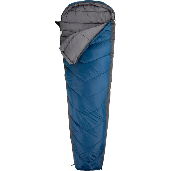 Спальний мішок Trespass Doze DREI для трьох сезонів, 230x85x55 см, колір кобальт