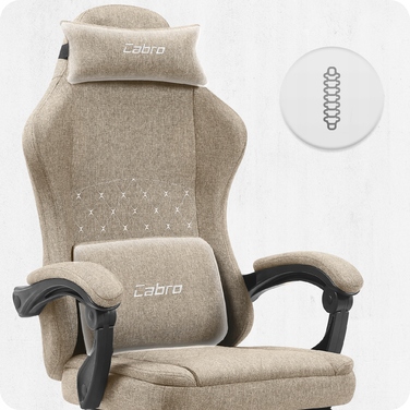 Ігрове крісло Cabro C503, бежеве