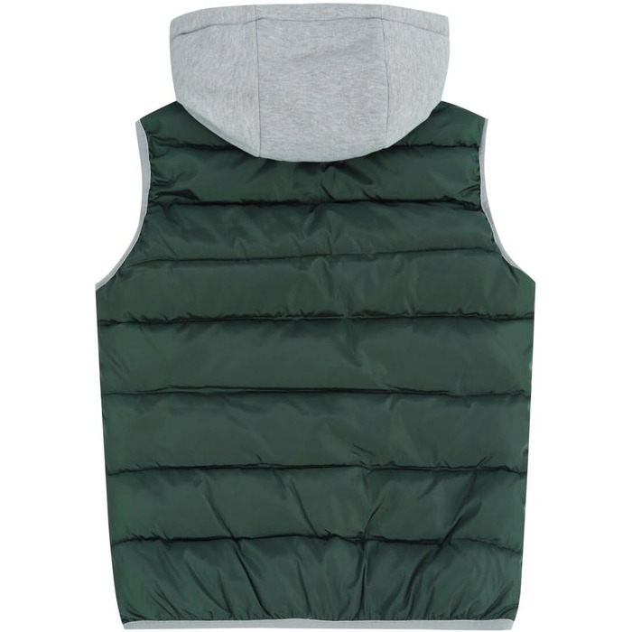 Жіноча степна жилетка YYNUDA з капюшоном, легка пухова жилетка, тепла, з прошарком, зимова жилетка, для активного відпочинку, S, зелена