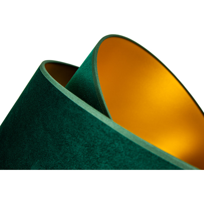 Підлоговий торшер Glimex з абажуром, патрон E27 60 Вт, зелений та жовтий