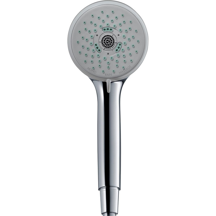 hansgrohe Croma 100 Showerhead incl. showerhead holder, 4 spray patterns, Chrome (3 spray patterns)