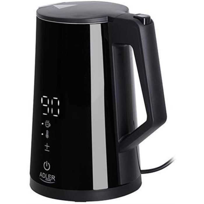Електричний чайник Adler AD 1372, 0.6L – компактний, чорний, для кухні, швидкий нагрів, для чаю/кави