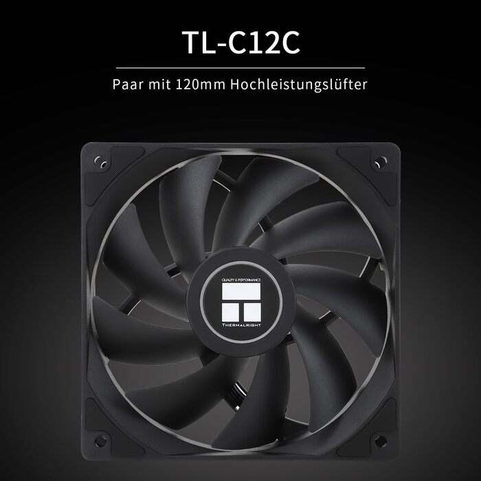 Thermalright Peerless Assassin 120 SE: Потужний кулер CPU з 6 тепловими трубами, 2 вентиляторами 120mm, для AMD AM4/AM5 та Intel 1700/1150/1151/1200