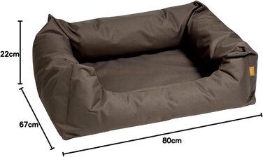 Кіжувал Karlie Dream Shadow для собак, 80x67x22 см, бежевий