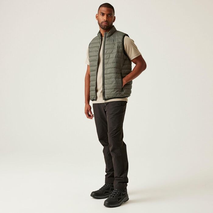 Чоловіча тепла жилетка Regatta HillpackB/WII (3XL, темно-зелений)