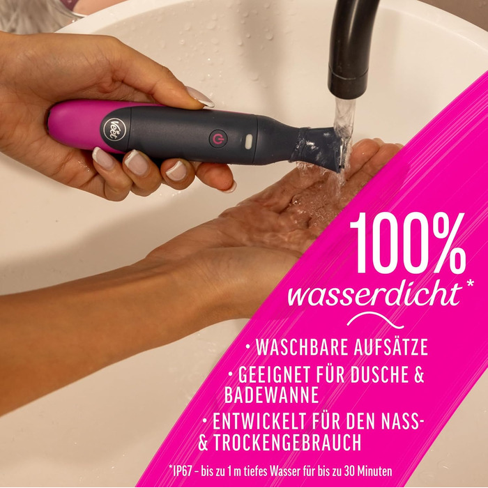 Триммер Veet Expert Intimate All-In-One: для обличчя, брів, інтимної зони та під пахвами - водонепроникний