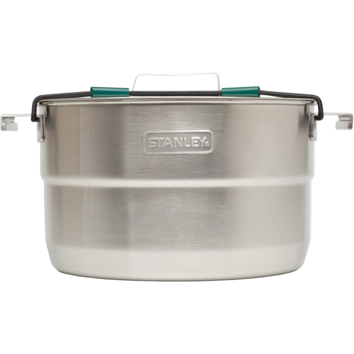 Набір кухонного посуду Stanley Adventure Full Kitchen Basecamp Kampingkochset 3,5L, 21 предметів, нержавіюча сталь, для кемпінгу та подорожей
