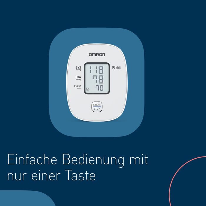 Тонометр OMRON X2 Smart+ з Bluetooth, клінічно перевірений, для вимірювання артеріального тиску, з безкоштовним додатком, універсальна манжета 22-42 см