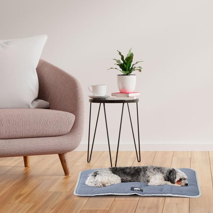 Килимок для собак та котів Ferplast Jolly - миючий, водовідштовхуючий, зносостійкий, 57 x 38 см, сірий