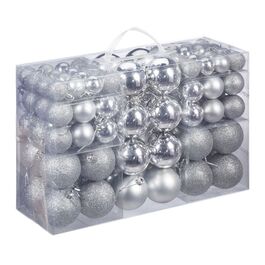 Relaxdays Set of 100 Christmas Baubles