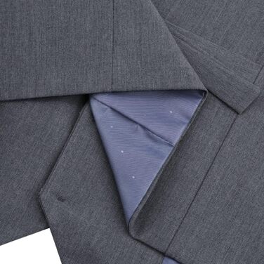 Чоловіча жилетка Allthemen V-подібний виріз, однобортна, Slim Fit, для ділового костюма, Western (XXL, темно-сіра)