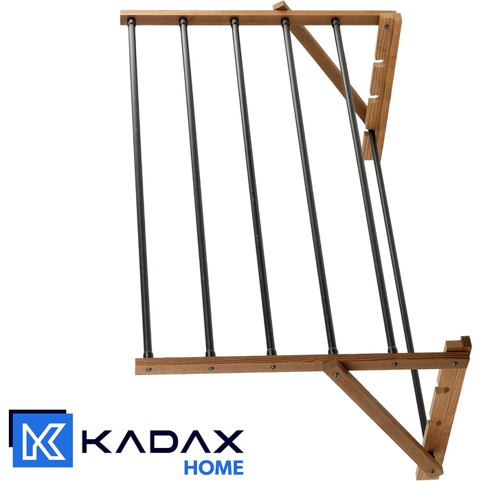 Розсувна сушарка для білизни KADAX, складана вертикальна сушарка-гармошка, 8м площі сушіння (53x85см)