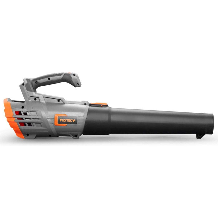 FUXTEC 20V Cordless Leaf Blower FX-E1LB20 - Includes 2 x 2Ah Li-Ion Batteries and 2.4A Charger - Leaf blower for removing leaves from gardens, walkways, and driveways - Quiet - up to 38m/s