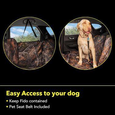 Захисний чохол на сидіння для собак Meadowlark - Браун/Камуфляж, Стандартний (54' x 58' L)