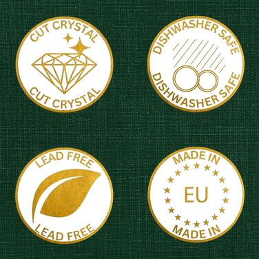 Набір склянок для віскі Glenrigg 2 шт., 310 мл – склянки-тумблери з кришталю без свинцю, з важким дном, ручна обробка, подарункова коробка