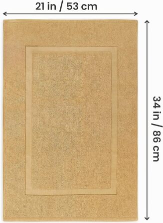 Набір бавовняних килимків для ванної Utopia Towels, 53,3 x 86,4 см, темно-сірі, 2 шт, придатні для прання