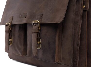 Сумка для ноутбука Leabags зі шкіри 15