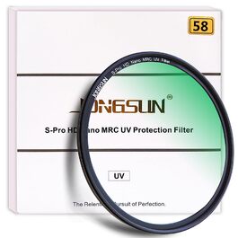 Фільтр UV JONGSUN 58mm S-Pro HD Nano MRC з багатошаровим покриттям B270 для захисту від ультрафіолету