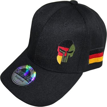 Кепка Snapback з принтом черепа: стильний дизайн для крутого образу (SPRTA, Німеччина)