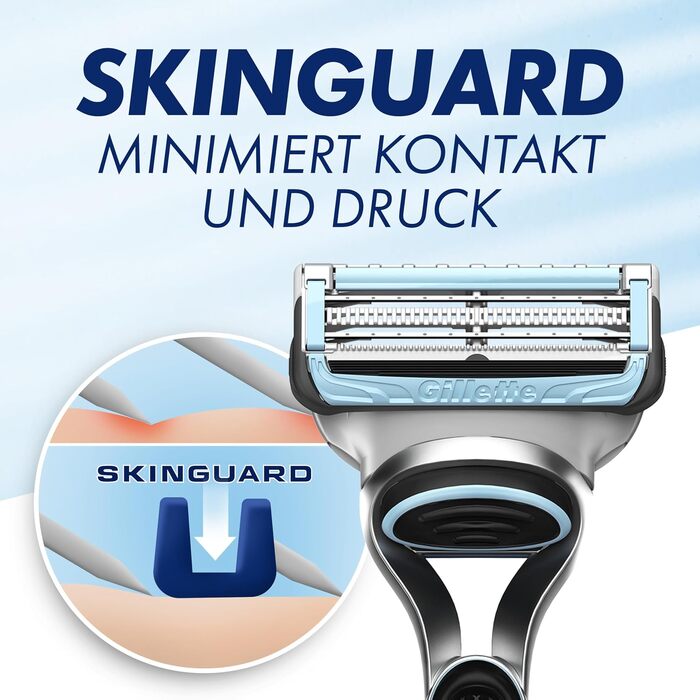 Смінні касети для бритви Gillette SkinGuard Sensitive для чутливої шкіри, 11 шт, білий