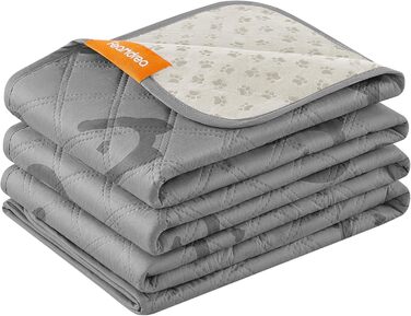 Водонепроникний килимок для собак Feandrea, 178x76 см, захист для авто/дивану, машинне прання, антиковзаюча підкладка, стеганий дизайн, сірий (XXL 208x173 см)