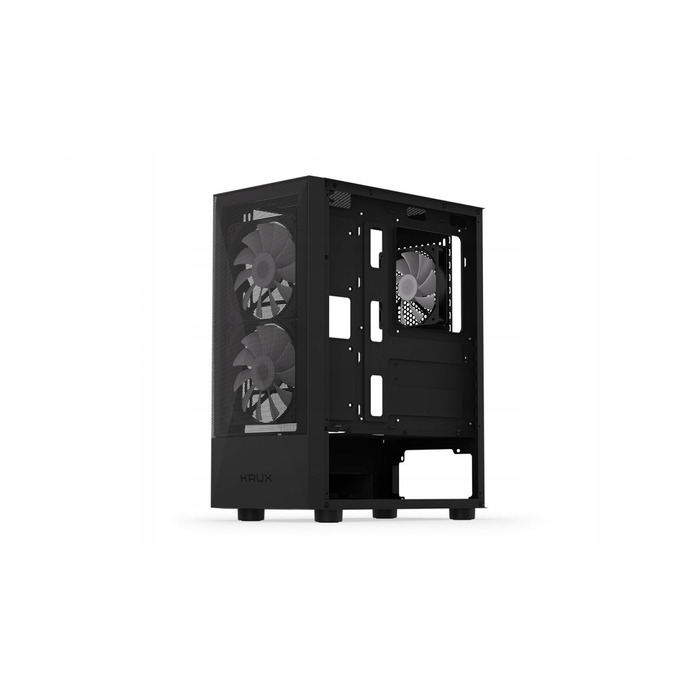 Корпус Krux Vako RGB Midi Tower, чорний