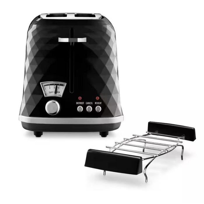 Тостер De'Longhi CTJ 2103.BK, чорний, 900 Вт