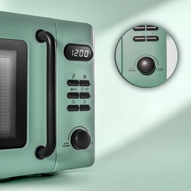 Мікрохвильова піч Cecotec Proclean 3010, 20 л, 700 Вт, зелена