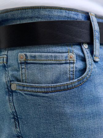 Джинси чоловічі JACK & JONES Glenn Slim Fit, оригінал, синій денім (32W/30L)