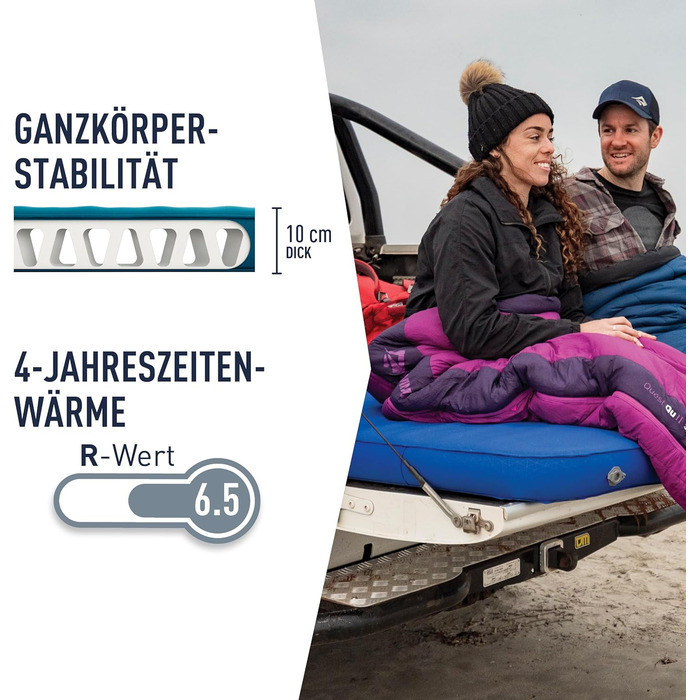 Килимок туристичний Sea to Summit Comfort Light Self Inflating - 2.5 сезони, зелений