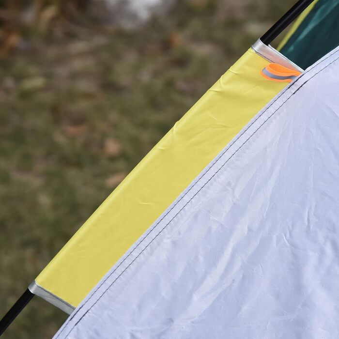 Намет Outsunny для кемпінгу 3 особи Pop-up, купольний, з вікном, сумкою, кілочками, підлогою, сімейний, водонепроникність 1000 мм для подорожей, трекінгу, саду