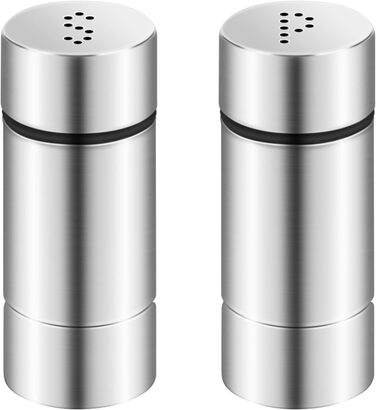 Набір для спецій з нержавіючої сталі (2 шт): солянка та перечниця, невеликий розмір