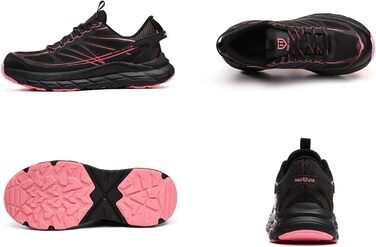 Черевики робочі чоловічі/жіночі, захисні черевики зі сталевим підноском, легкі, дихаючі, EU 37-46 (Рожевий, 39 EU)