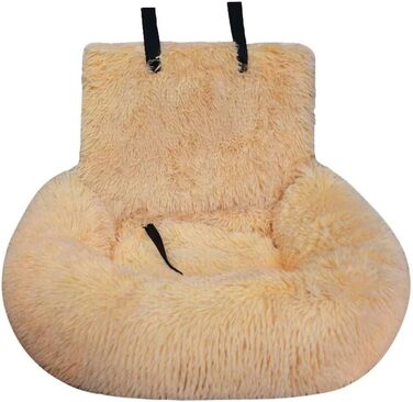 Автокрісло для собак SWZEC Pelzbarn, бежеве, розмір M (72x60 см)