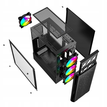 Корпус Gembird CCC-FC-400X Midi Tower, чорний